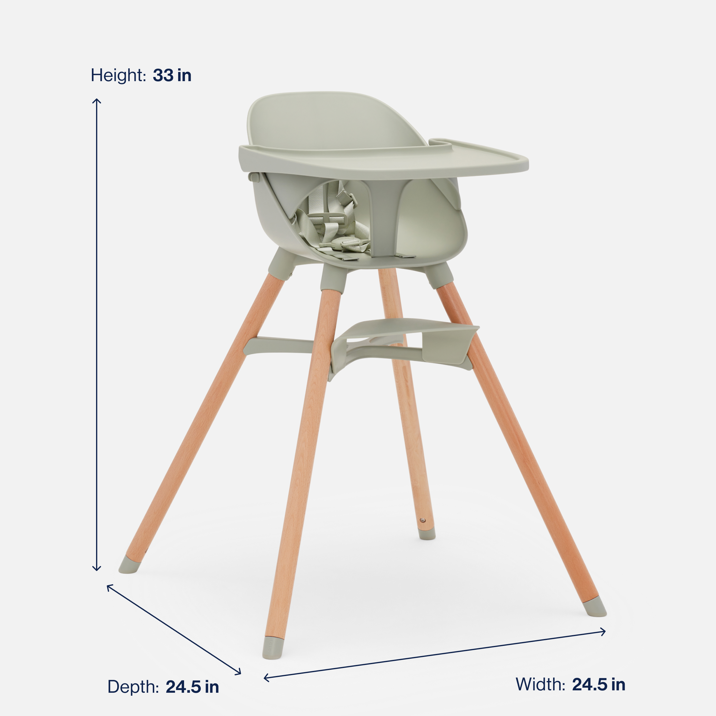 Lalo High Chair - Sage | Babylist Shop