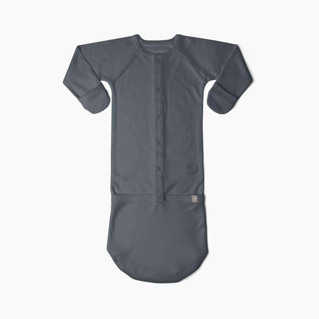 Goumi Kids 24hr Convertible Sleeper Baby Gown - Midnight, 0-3 M.