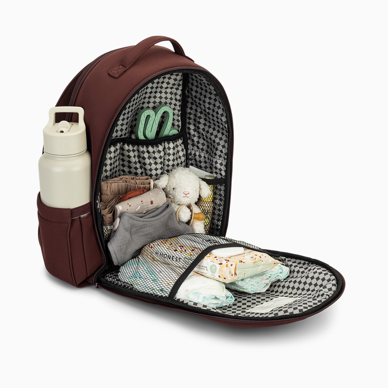 Parker Baby Co. Drift Lite Diaper Backpack - Raisin.