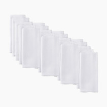 Gerber Unisex Baby Boys Girls Birdseye Flatfold Cloth Diapers Multipack White 20 Pack