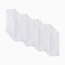 Gerber Unisex Baby Boys Girls Birdseye Flatfold Cloth Diapers Multipack White 20 Pack