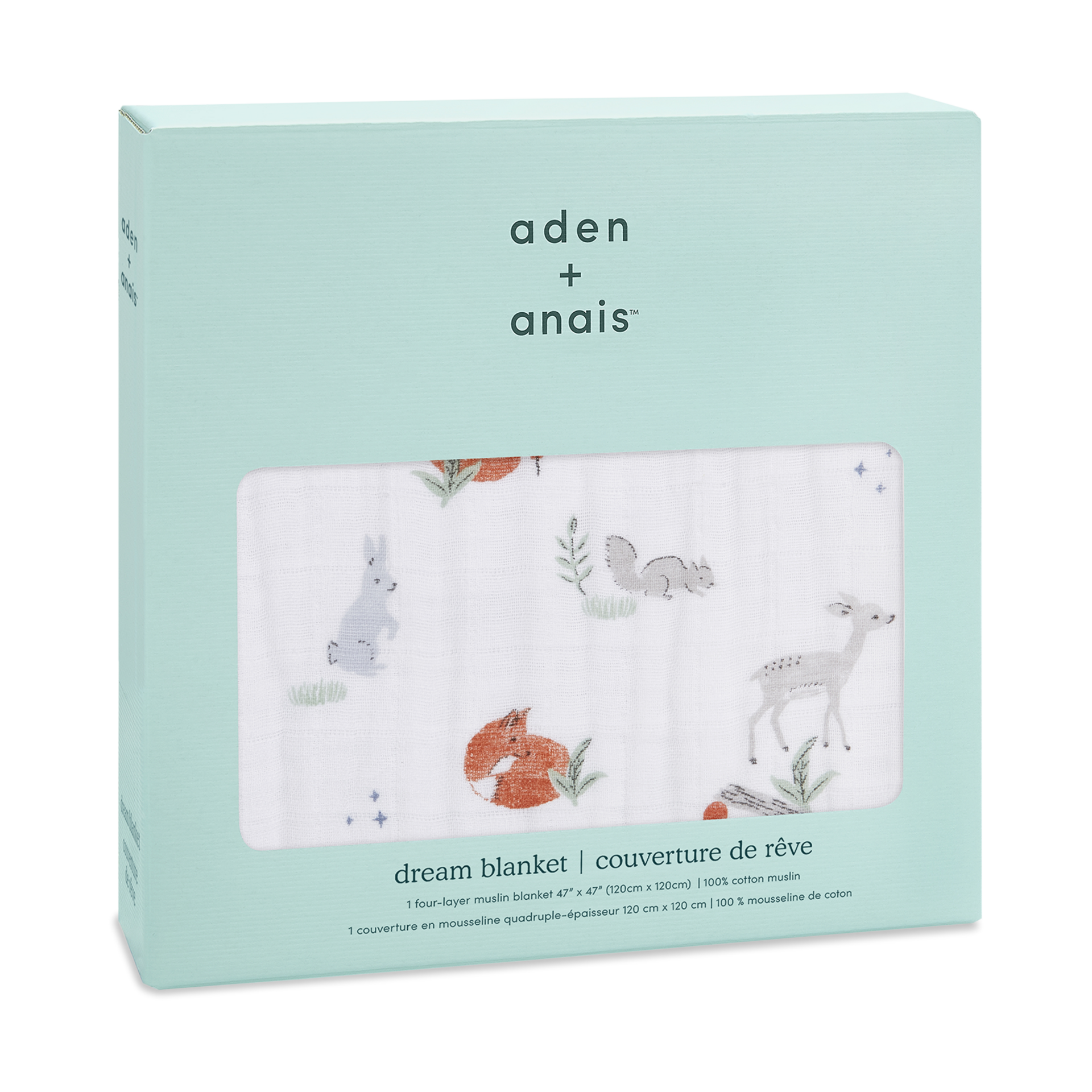 Aden + Anais Cotton Muslin Dream Blanket Naturally Babylist Shop