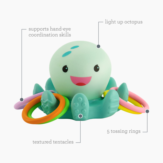Infantino Light Up Ring Catcher Bath Toy.