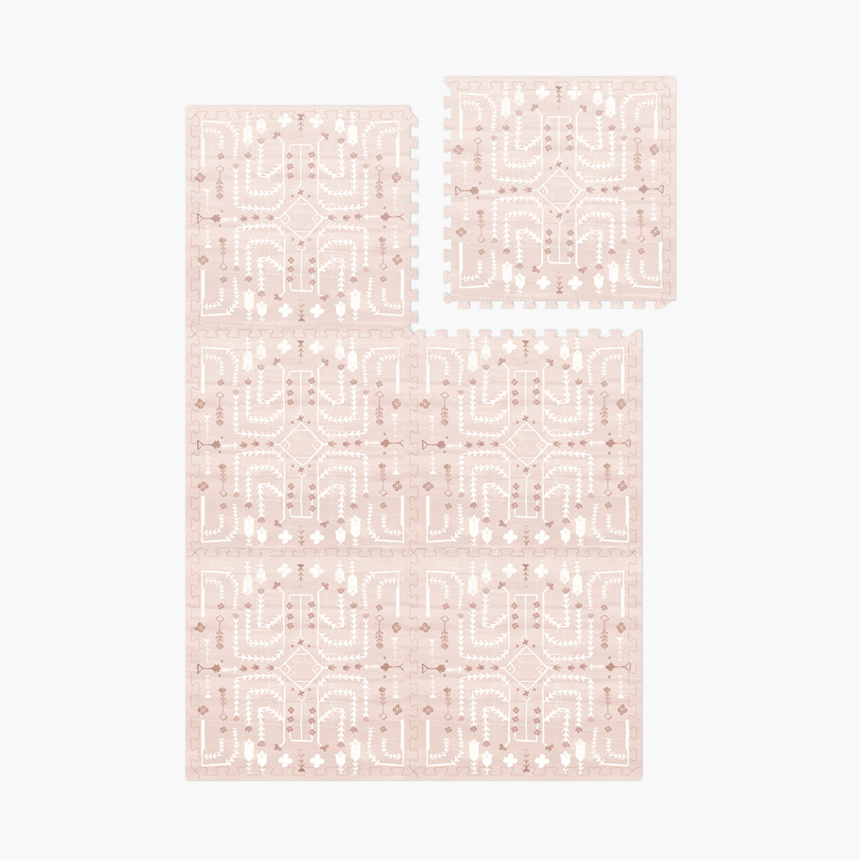 Lalo Play Mat l Persian Collection - Grapefruit Floral Persian.