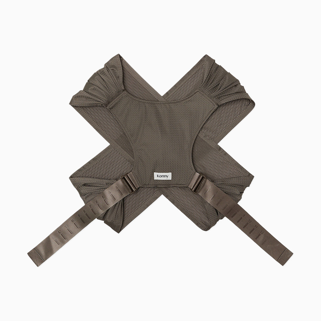 Konny Baby Wrap Carrier Flex Airmesh - Mocha, M-4 Xl.