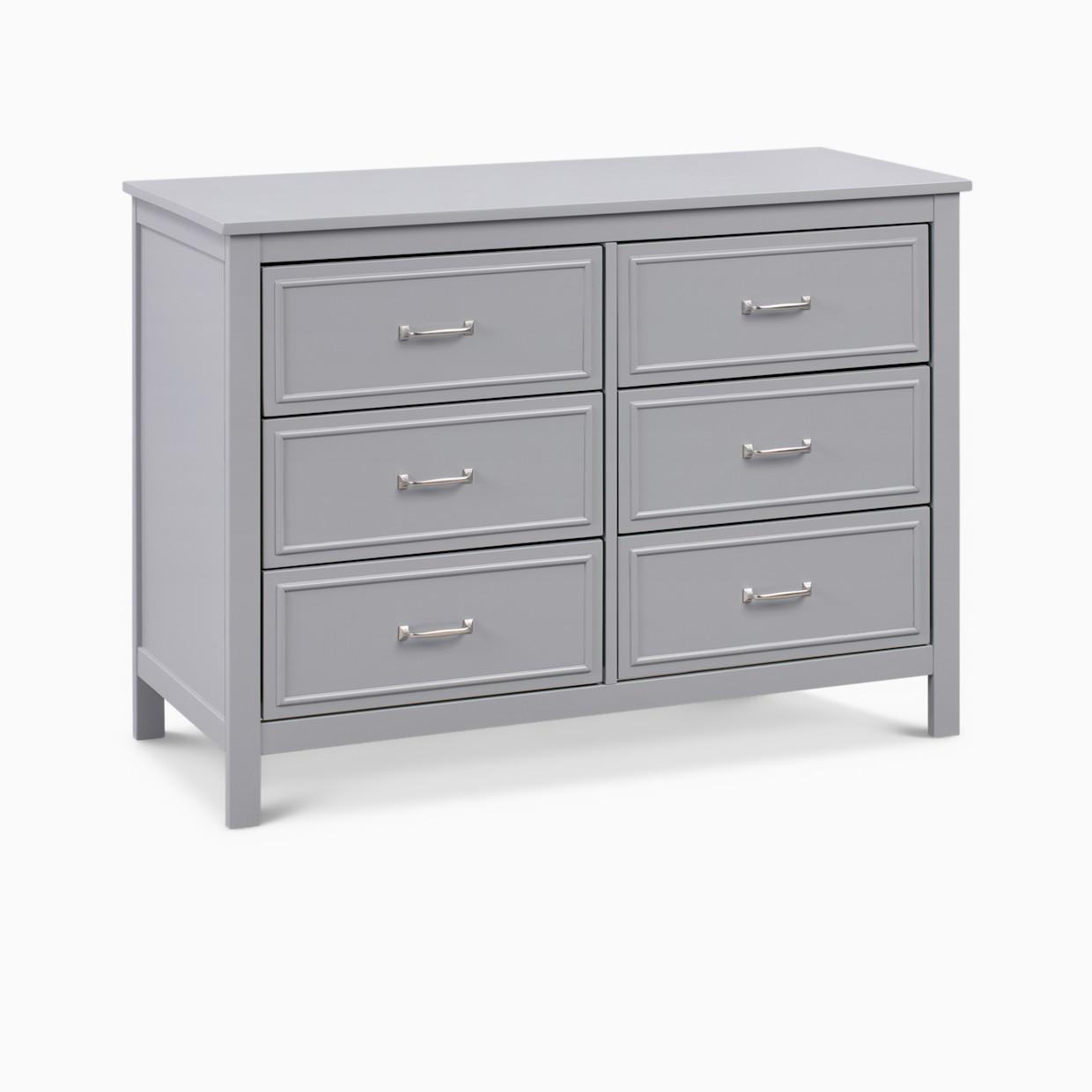 daVinci Charlie 6-Drawer Double Dresser - Grey.