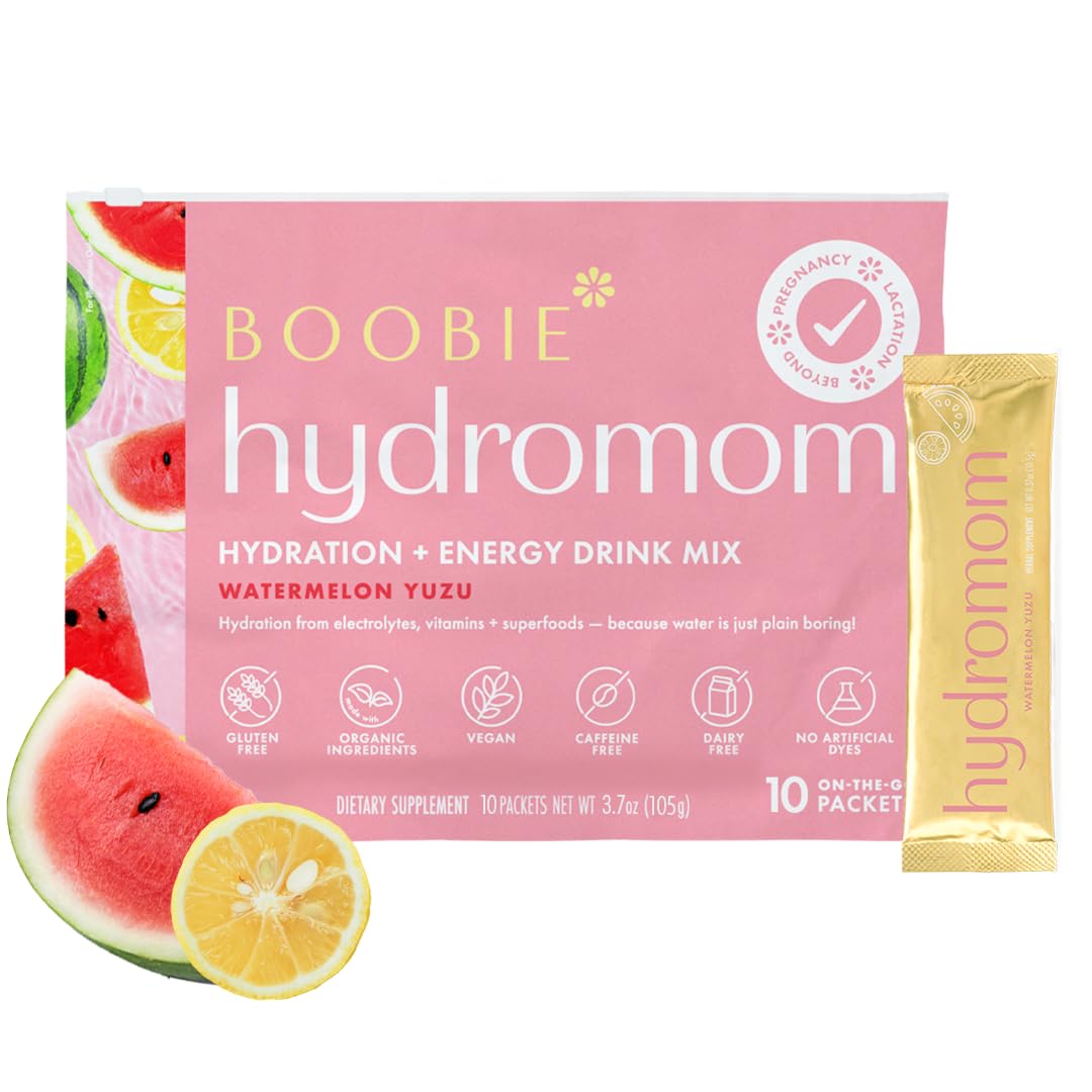 Hydromom Superfood Electrolyte Drink Mix.