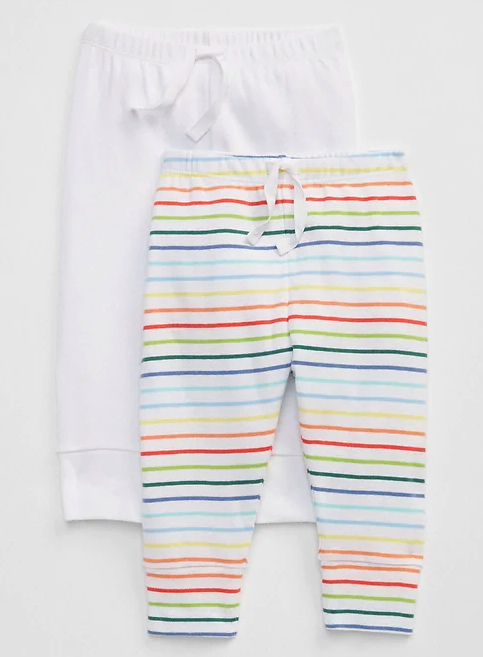 Baby First Favorite Stripe Knit Pants (2-Pack) in Mutlistripe (6-12m) - $24.95.