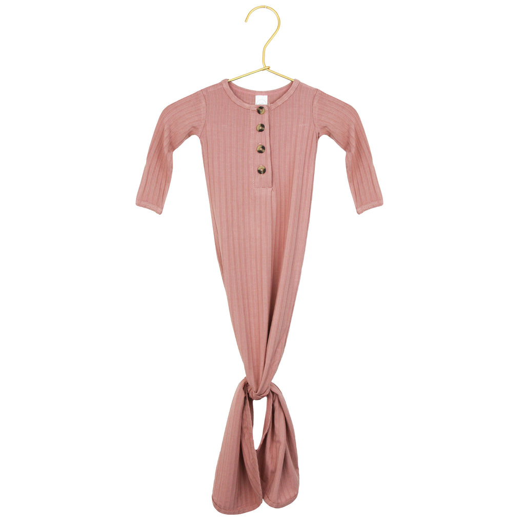 Lou Lou & Company Jane Ribbed Knotted Gown.