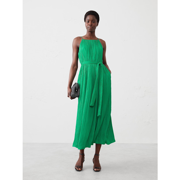 Fine-Gathers Maxi Dress.