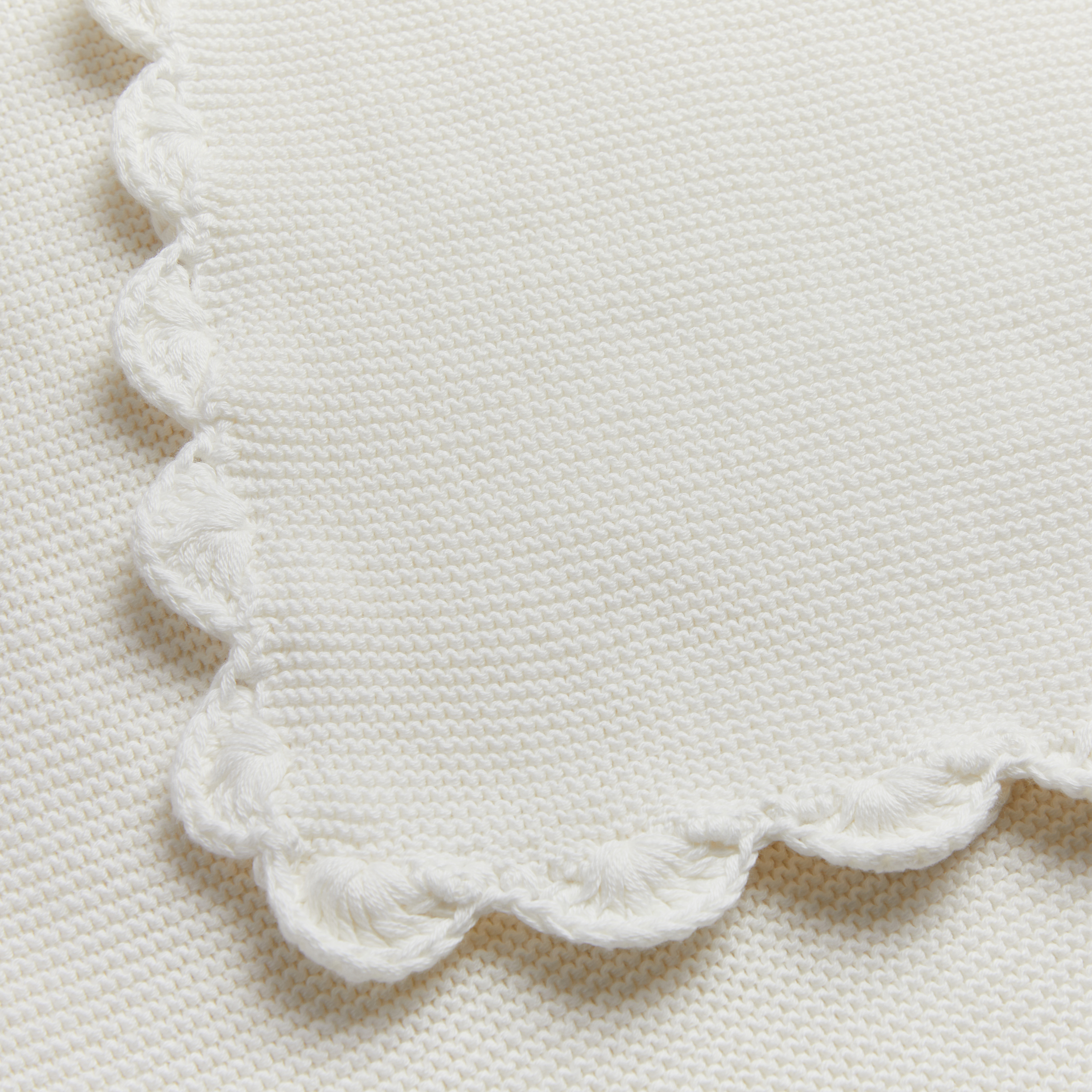 Loomsake Scalloped Blanket.