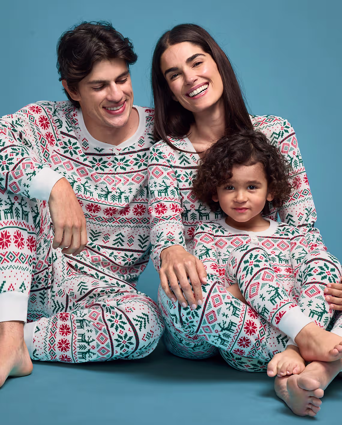 Matching Family Pajamas - Christmas Fairisle Collection.