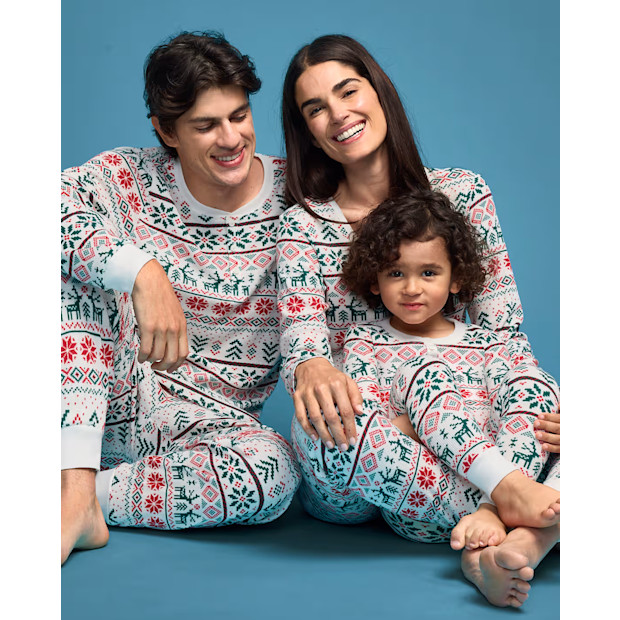 Matching Family Pajamas - Christmas Fairisle Collection.