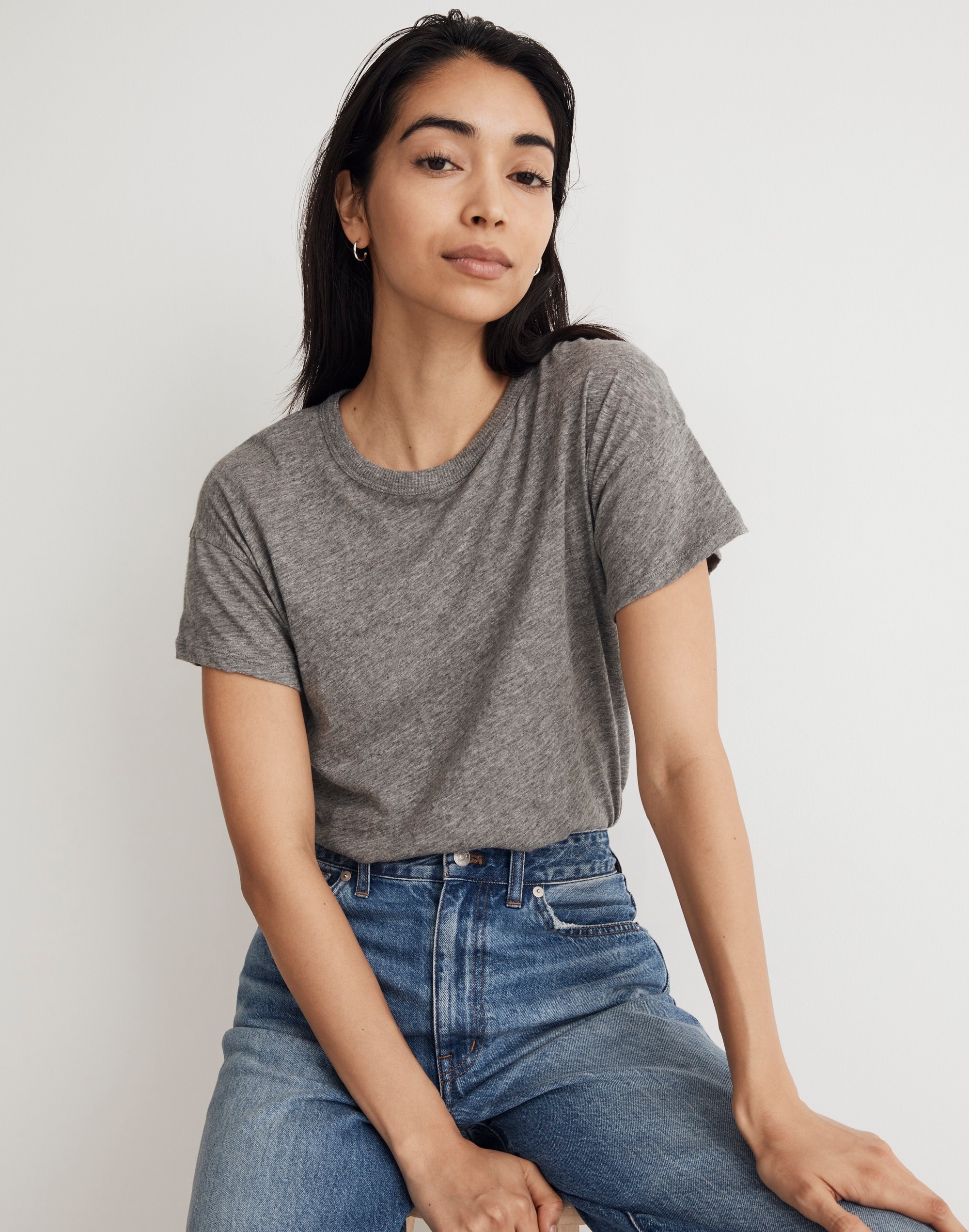 Madewell Whisper Crew Neck Tee.