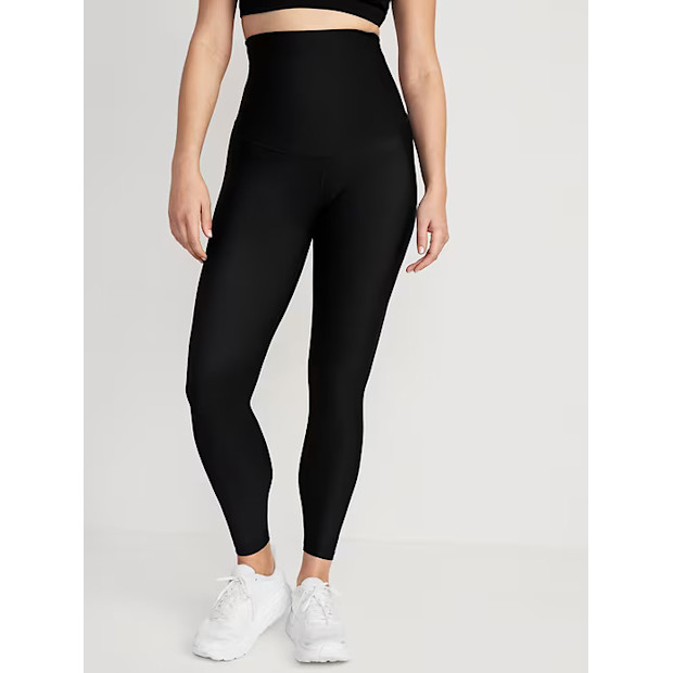 Old Navy Maternity PowerSoft Postpartum Support 7/8 Leggings - $26.99.