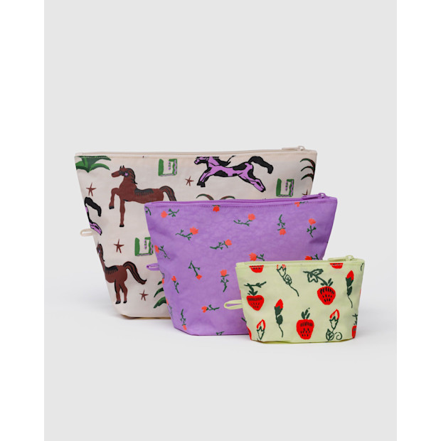 Baggu Go Pouch Set.