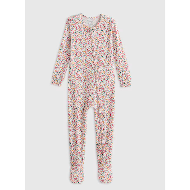 Quince Bamboo Footie Pajama.