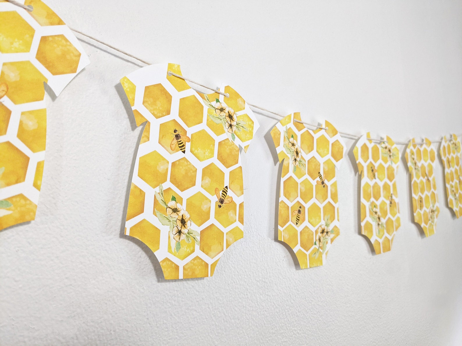 Bee Baby Shower Banner.