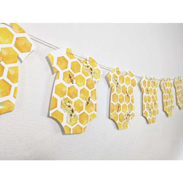 Bee Baby Shower Banner.