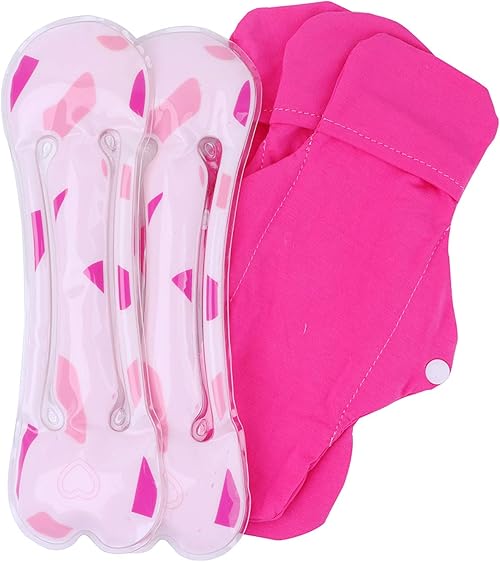 FOMI  Hemorrhoid and Perineal Clay Ice Packs—2 Reusable Packs, 3 Washable Sleeves.