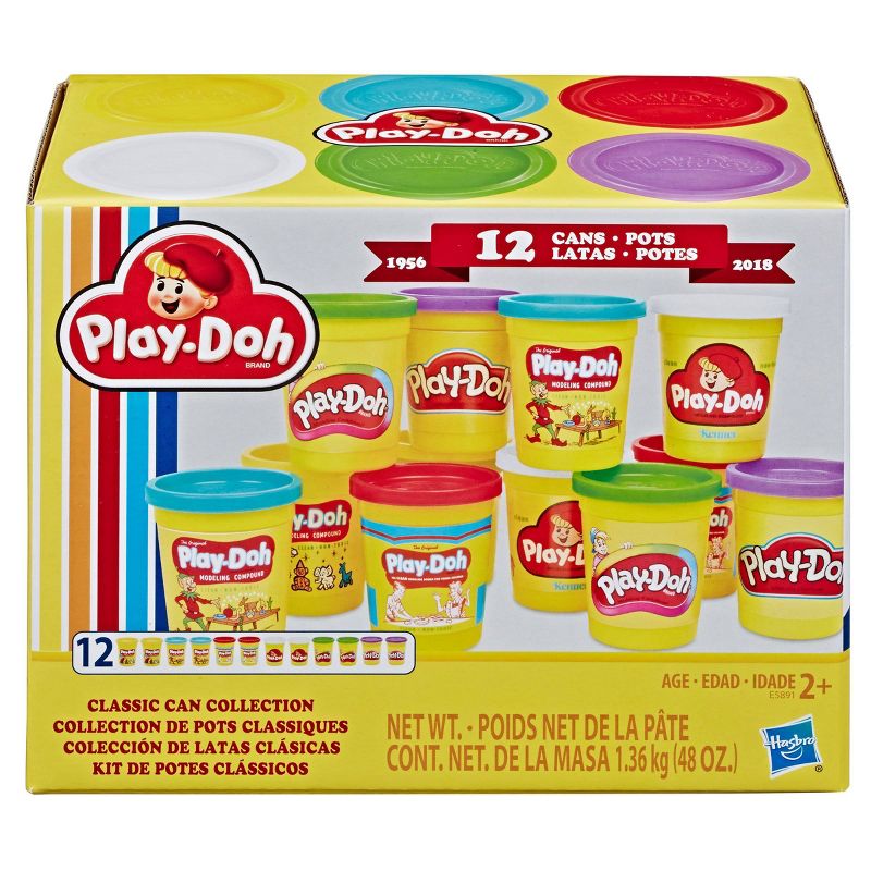 Play-Doh Play-Doh Retro Classic Can Collection - 12pk.