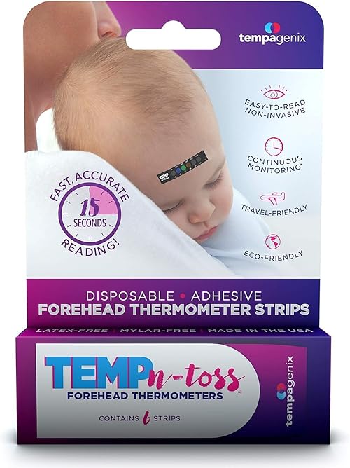 Temp-N-Toss Disposable Forehead Thermometer Strips