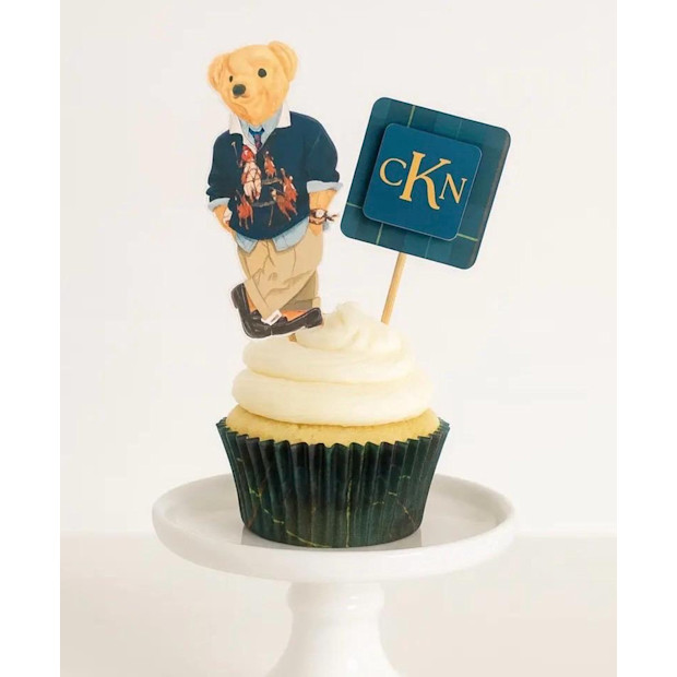 Teddy Bear Cupcake Toppers.