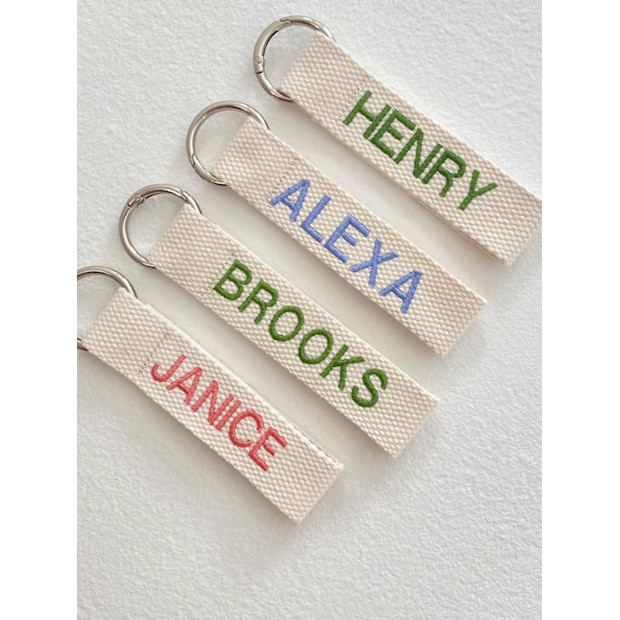 TagDepot Custom Embroidered Diaper Bag Tag.