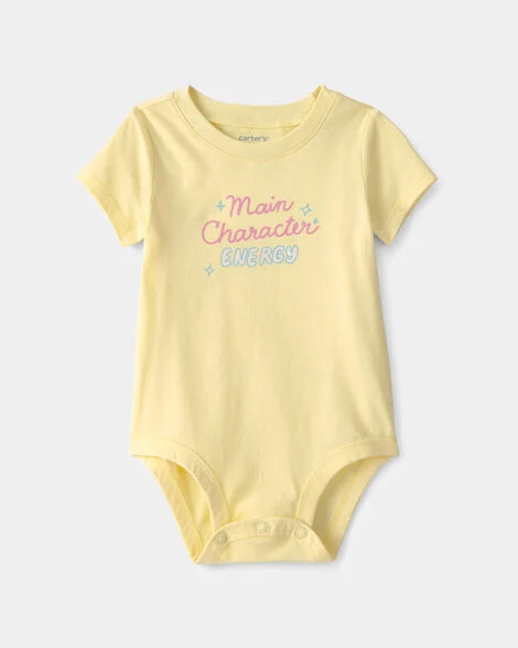 Carter's Baby 'Main Character Energy' Graphic Bodysuit.