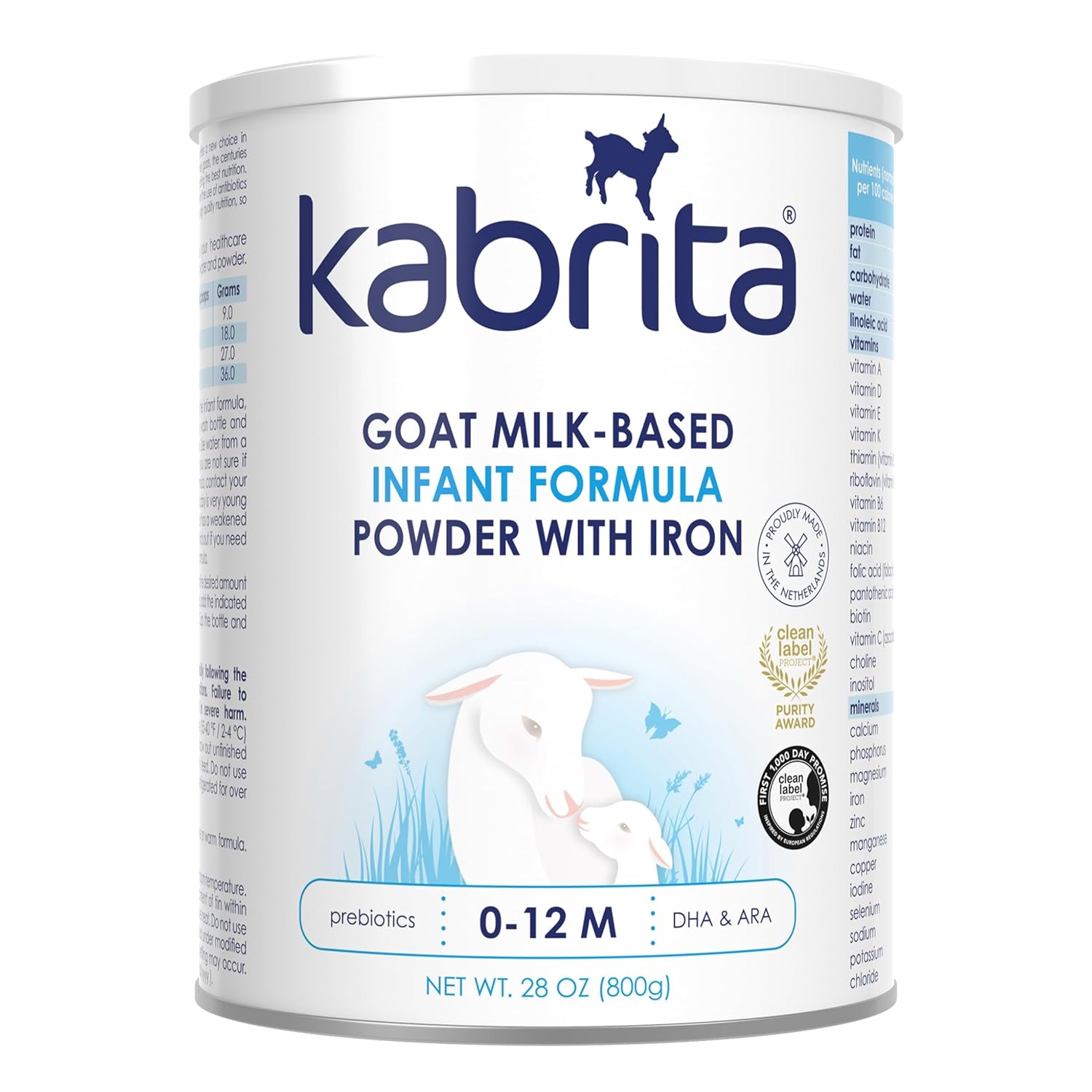 Goat Milk-Based Infant Formula.
