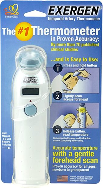  Dr. Talbot's Flex Tip Digital Thermometer with Protective Case  - Fahrenheit and Celsius Digital Read Baby Thermometer - 3+ Months : Baby