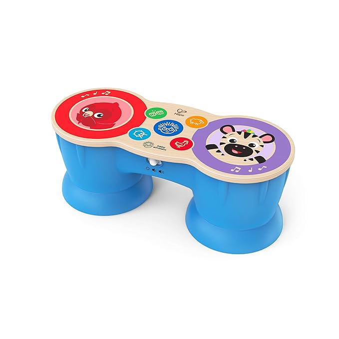 Baby Einstein  Upbeat Tunes Magic Touch Wooden Drum​ Musical Toy.