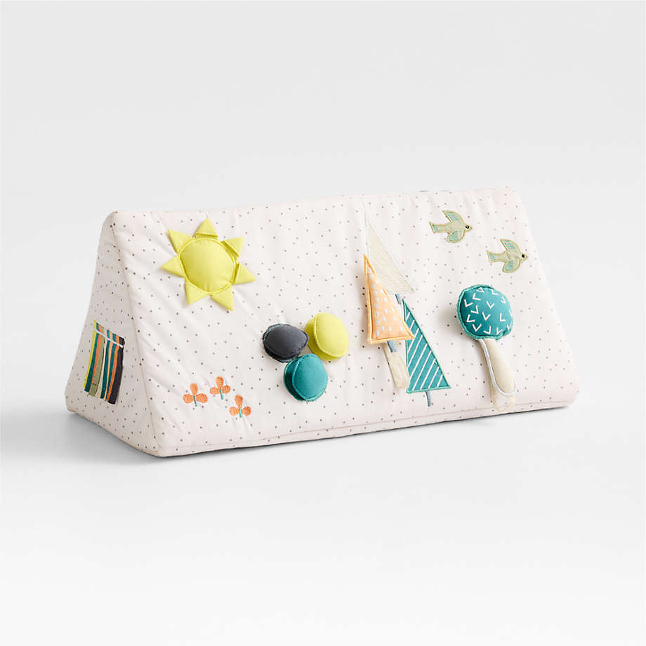 Crate and Barrel Busy Baby Tummy Time Toy.