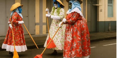 les balayeuses carnaval de guyane location voiture guyane Europcar