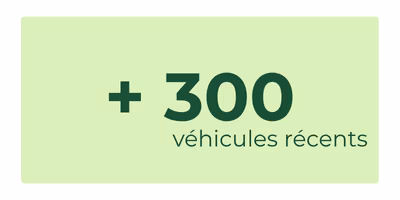 Plus de 300 véhicules disponibles