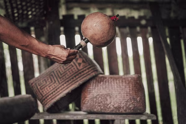 Malaka-making workshop in French Guiana