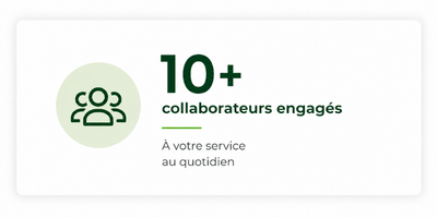 10+ collaborateurs engagés