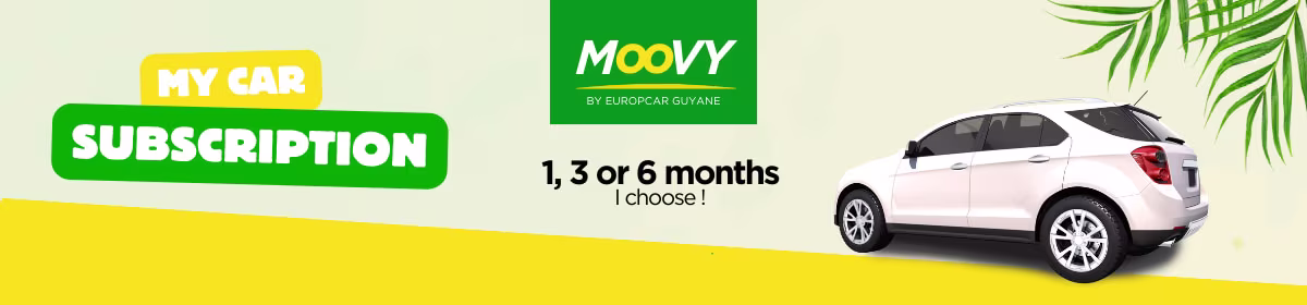 long term car rental french guiana