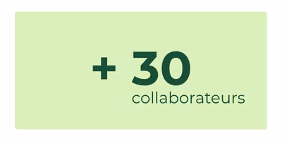 Plus de 30 collaborateurs mobilisés au quotidien