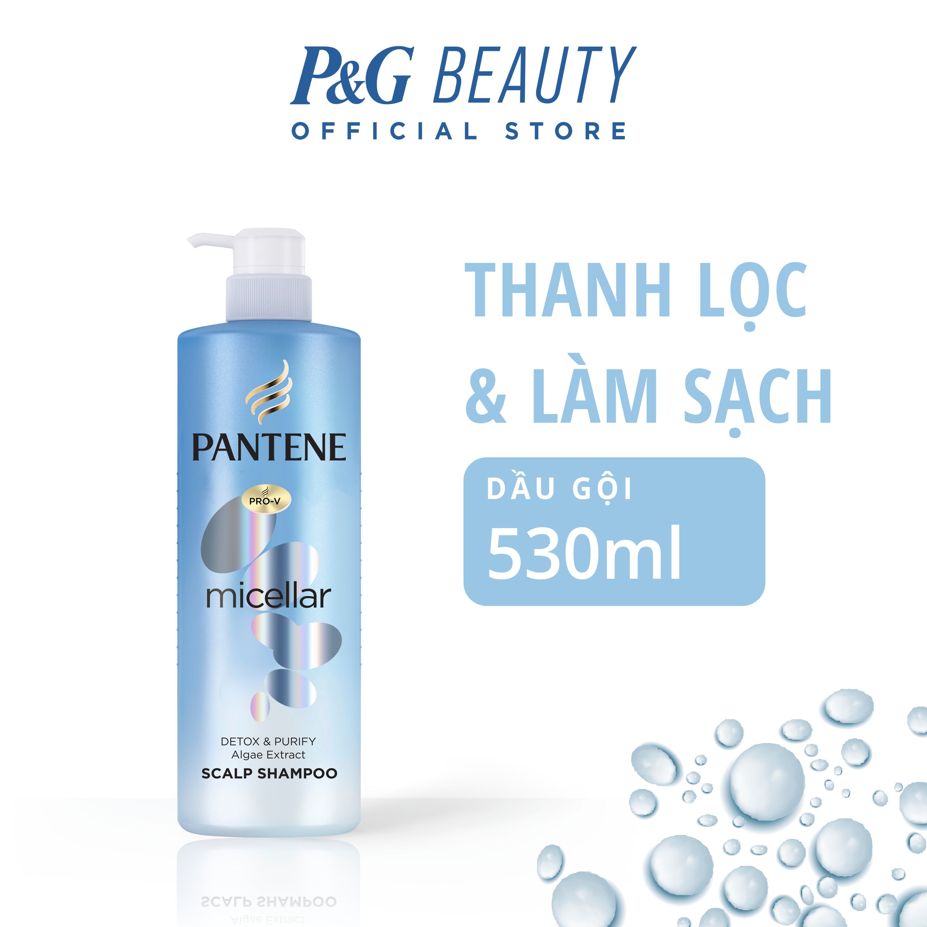 Dầu Gội Pantene Pro-V Micellar Thanh Lọc & Làm Sạch