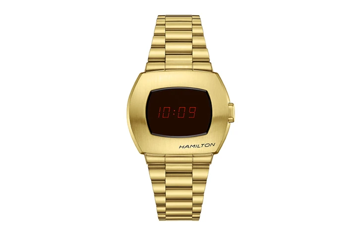 The Hamilton Pulsar yellow gold PVD 
