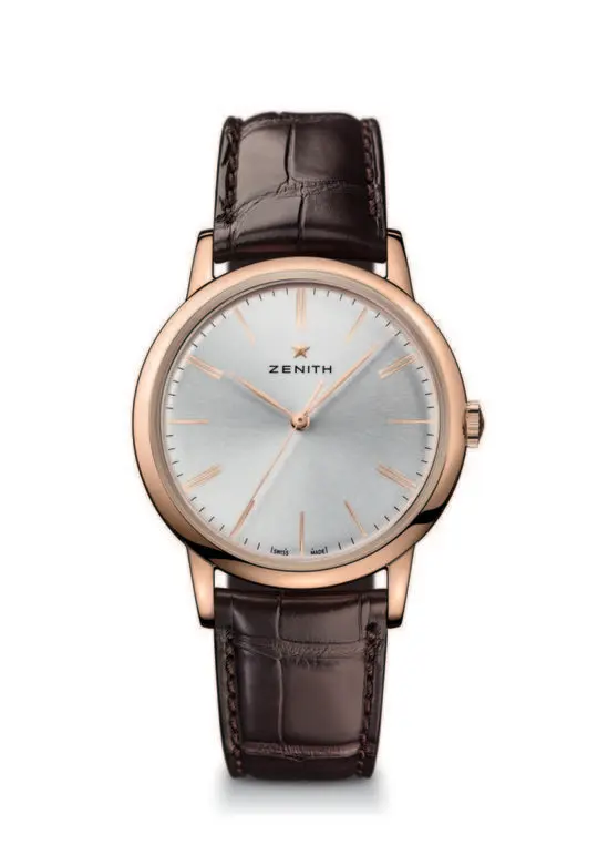 Classic Elite Rose Gold Silver Dial