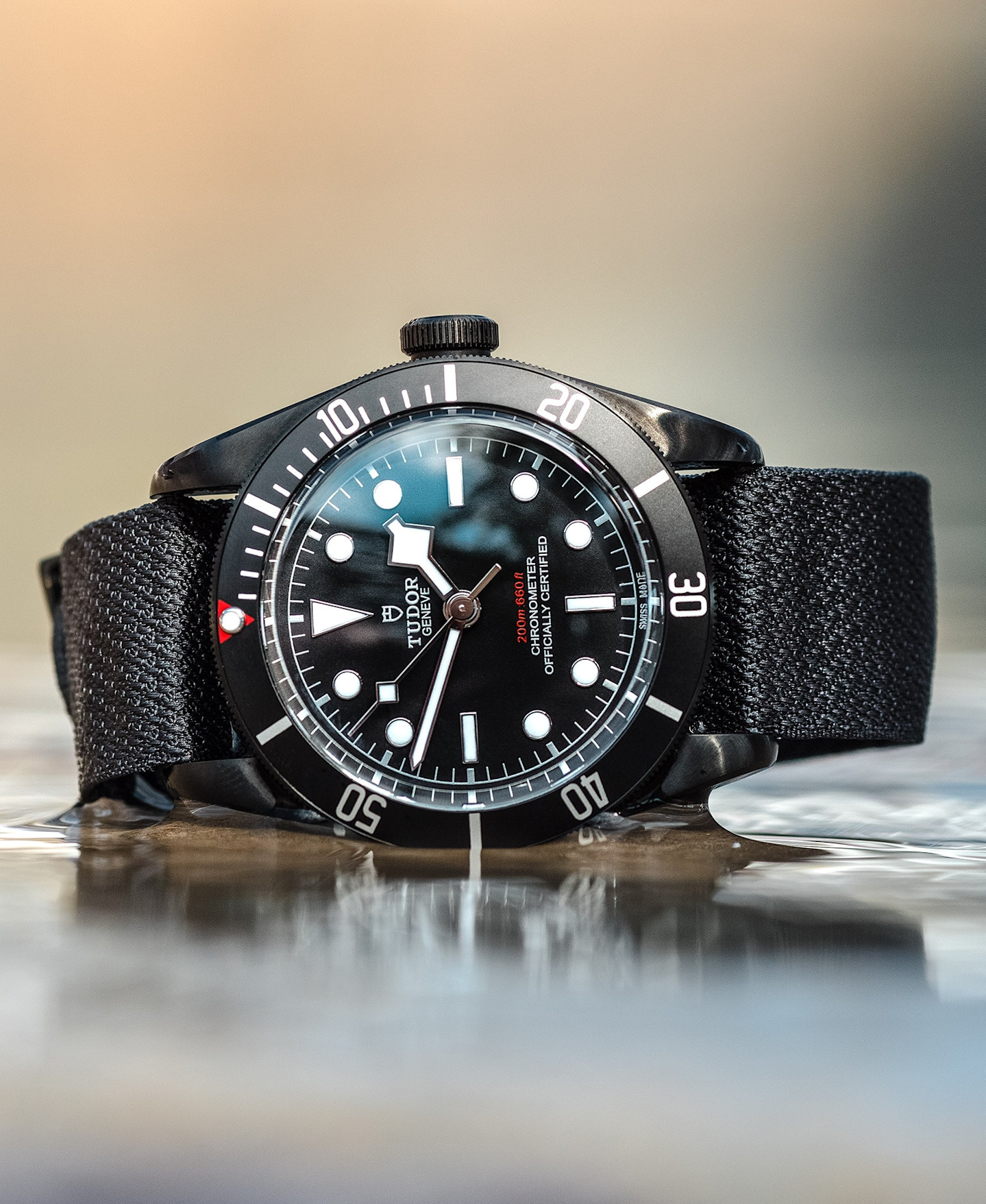 beauden barrett tudor ambassador black bay dark watch 