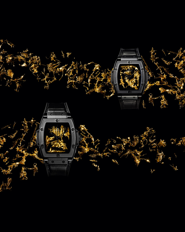 Gold crystal: alchemist Hublot creates magic