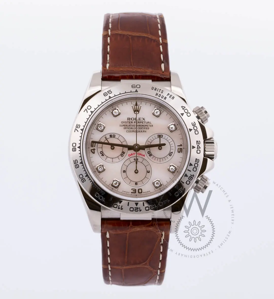 Daytona White Gold Pink MOP Dial 40mm