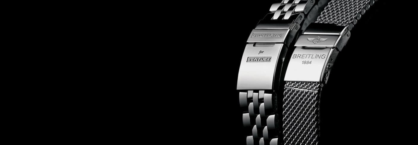 Breitling bracelets are distinguished by their proven sturdiness, their comfort on the wrist, their exclusive design and their high-end finishing. 