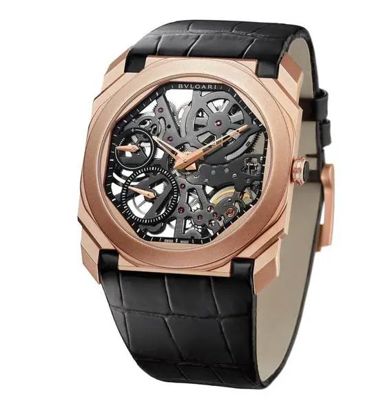 Octo Finissimo 18k Sandblasted Rose Gold