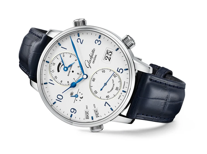  Senator Cosmopolite: Minimalist World Traveler by Glashütte