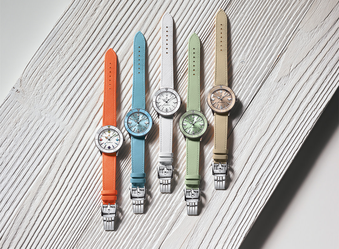 Breitling’s Superocean Heritage ’57 Pastel Paradise Capsule Collection
