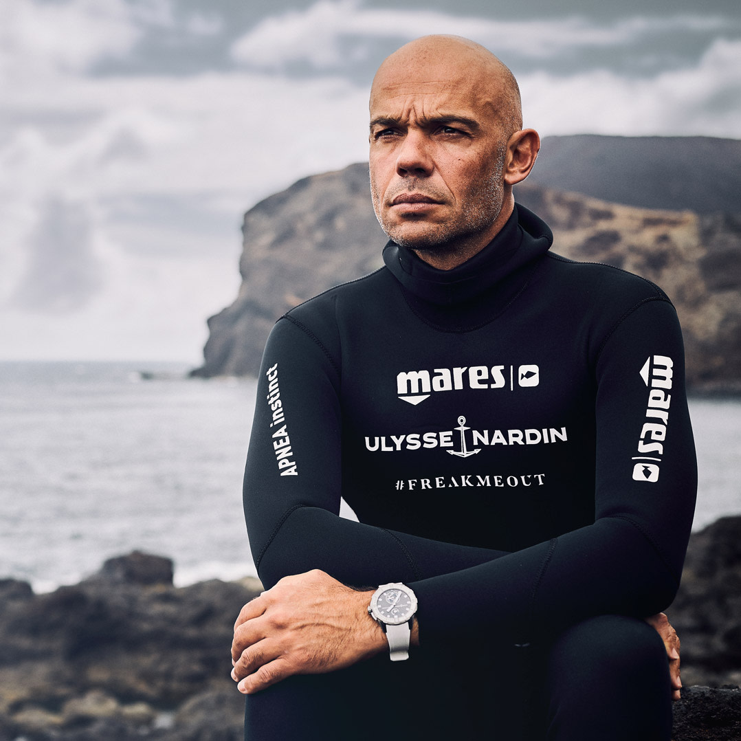 Fred Buyle Fearless Free Diver x Ulysse Nardin